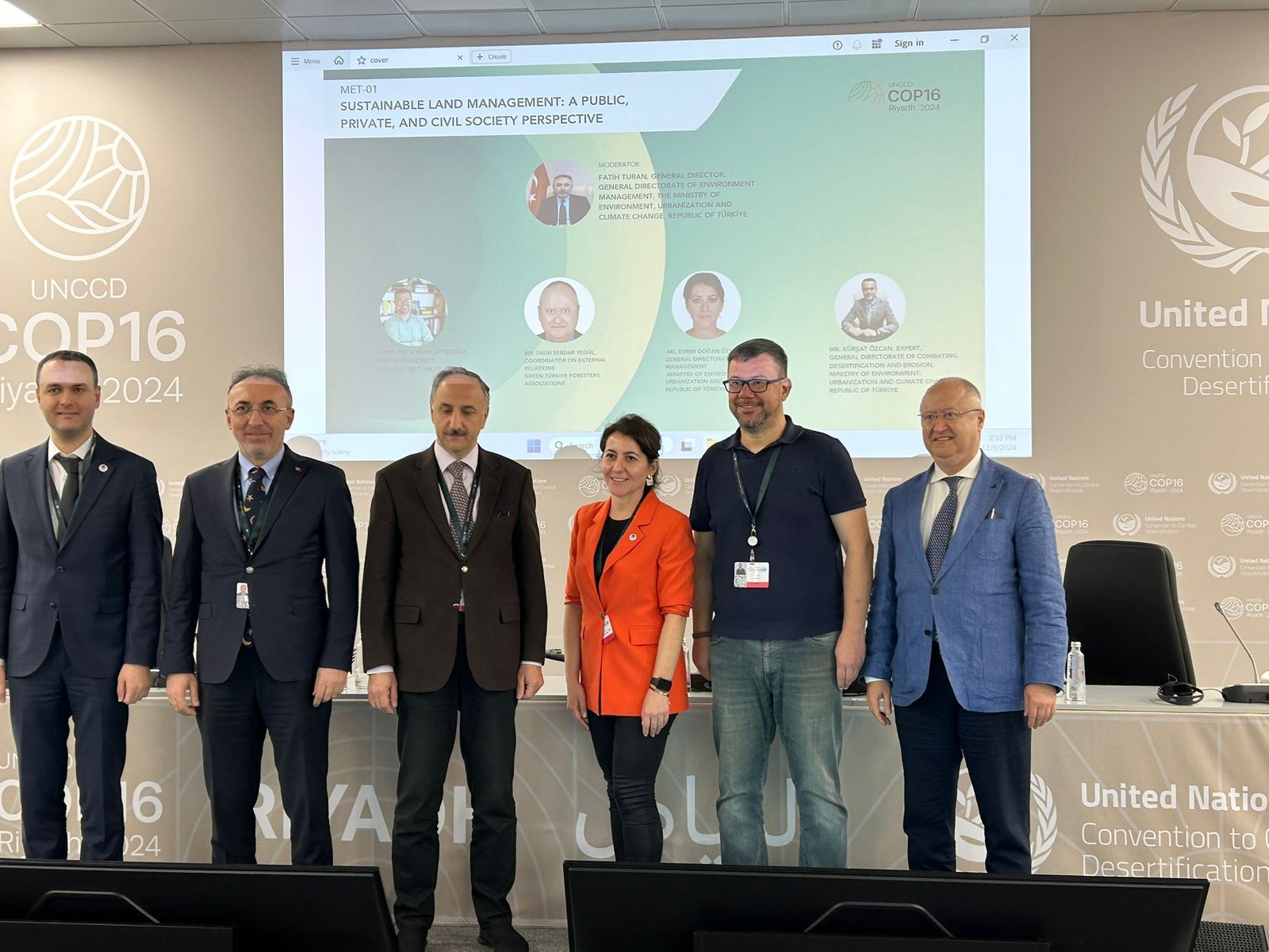 UNCCD COP16 RİYAD’DA YAN ETKİNLİĞE KATILDIK